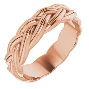 Woven-Design Band 51851 - 6 mm