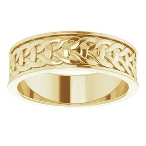 Woven-Design Band 51862 - 7 mm