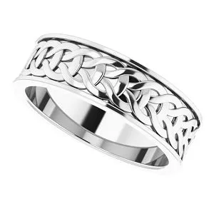 Woven-Design Band 51862 - 7 mm