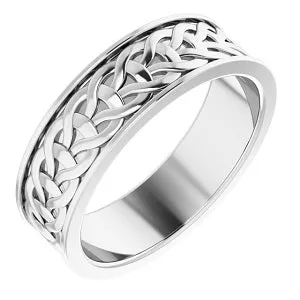 Woven-Design Band 51862 - 7 mm