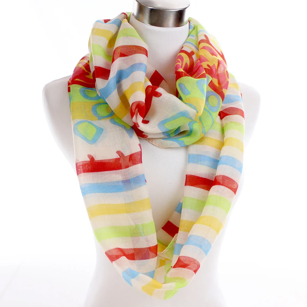 Zebbry Crayon Infinity Scarf